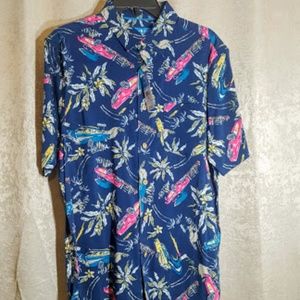 David Taylor Men's Cabana Shirt Sz M NWT C…